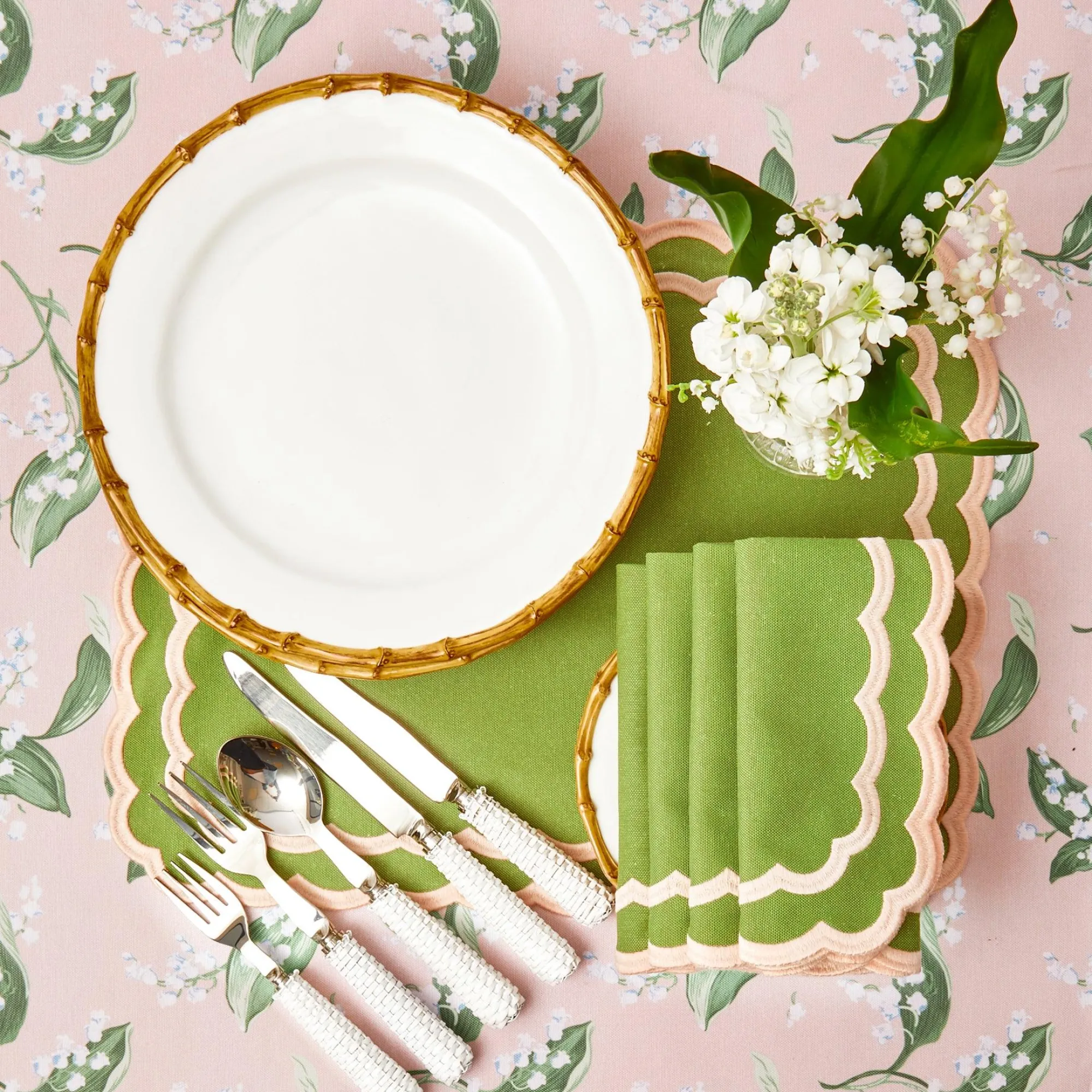 Nancy Bamboo Dinner Plate (Set Of 4)|Mrs. Alice Online