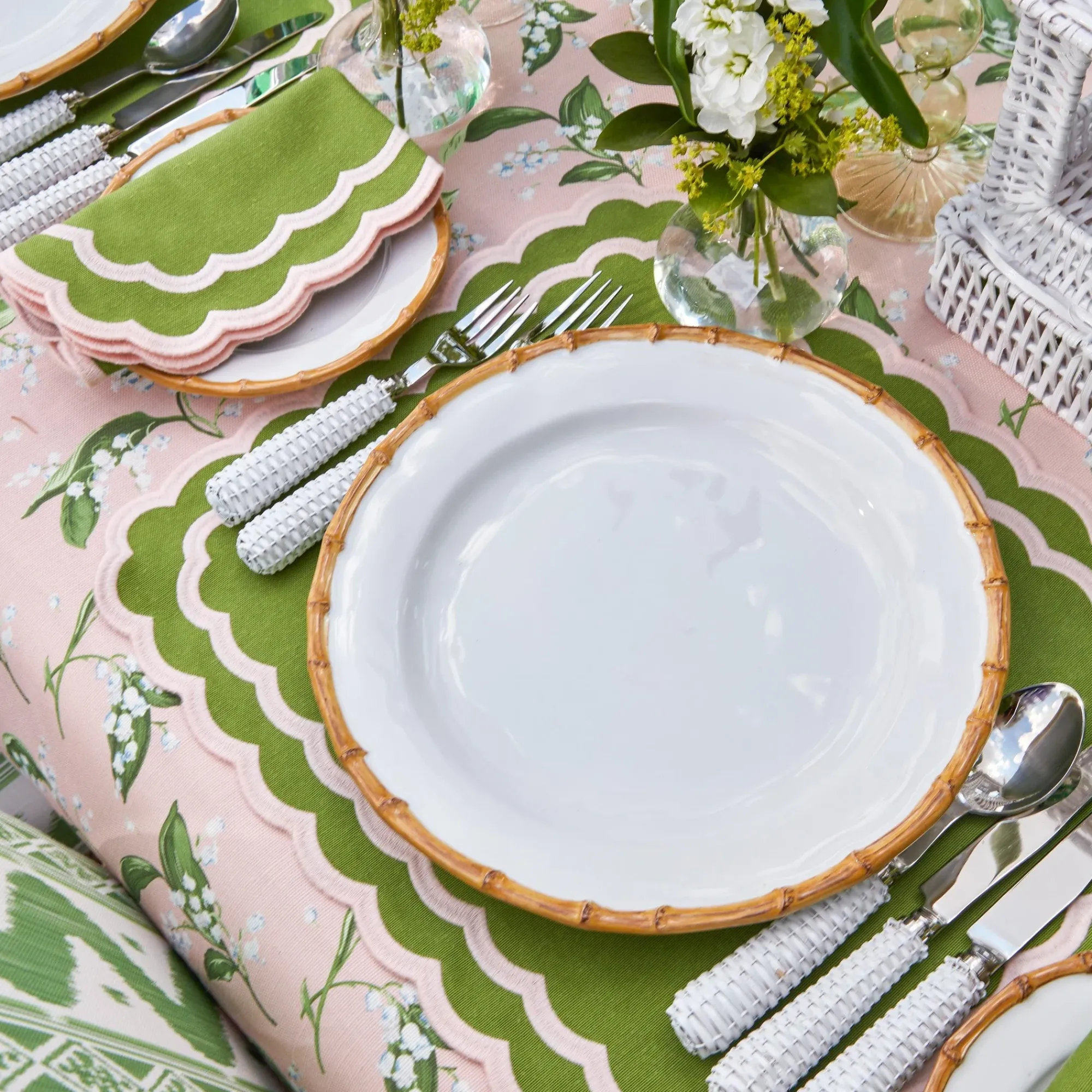 Nancy Bamboo Dinner Plate (Set Of 4)|Mrs. Alice Online