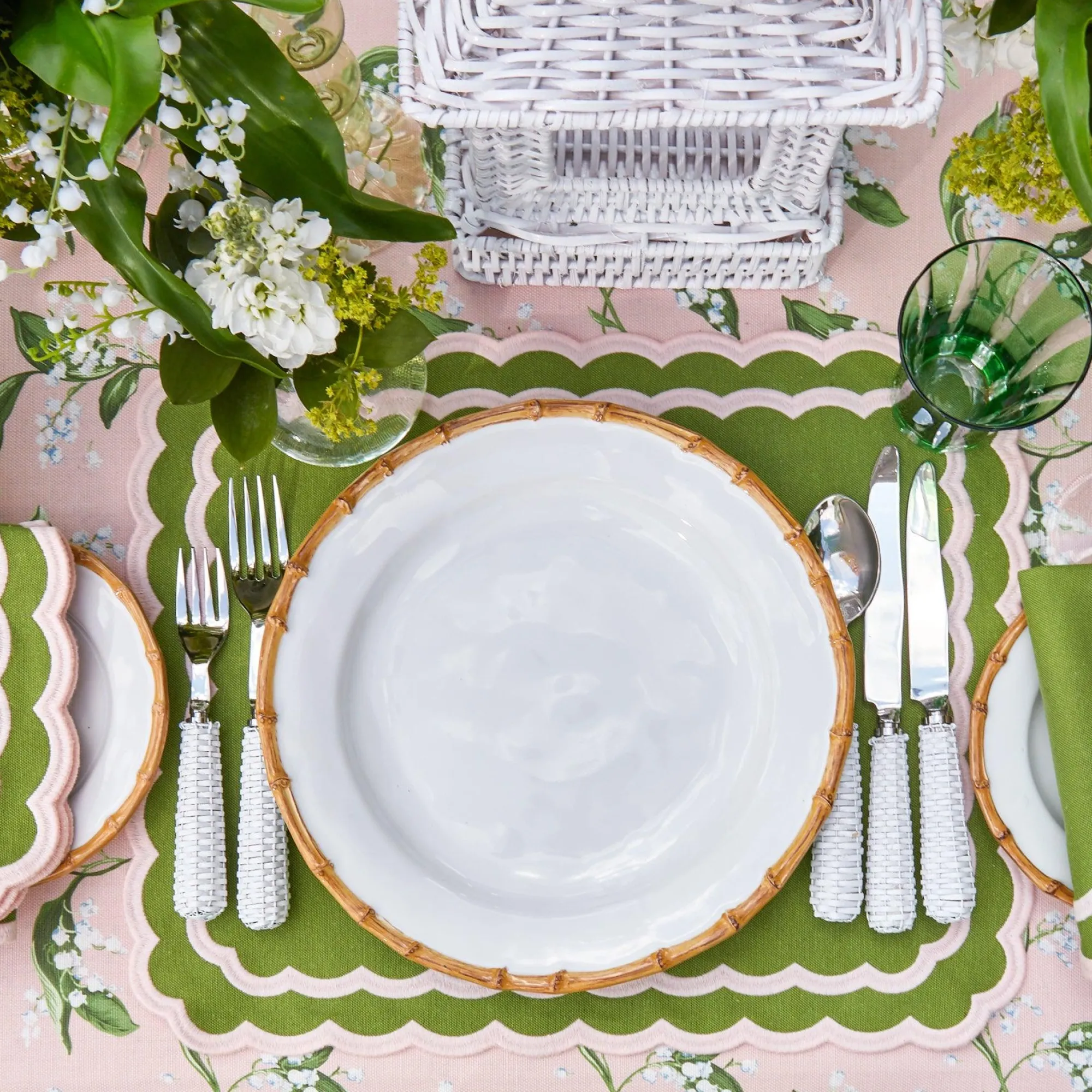 Nancy Bamboo Dinner Plate (Set Of 4)|Mrs. Alice Best