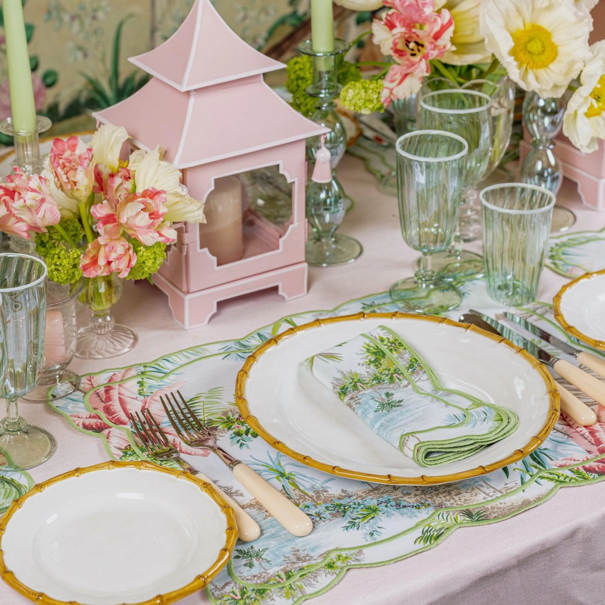 Nancy Bamboo Dinner Plate|Mrs. Alice Discount