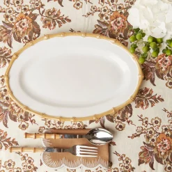 Nancy Bamboo Oval Platter|Mrs. Alice