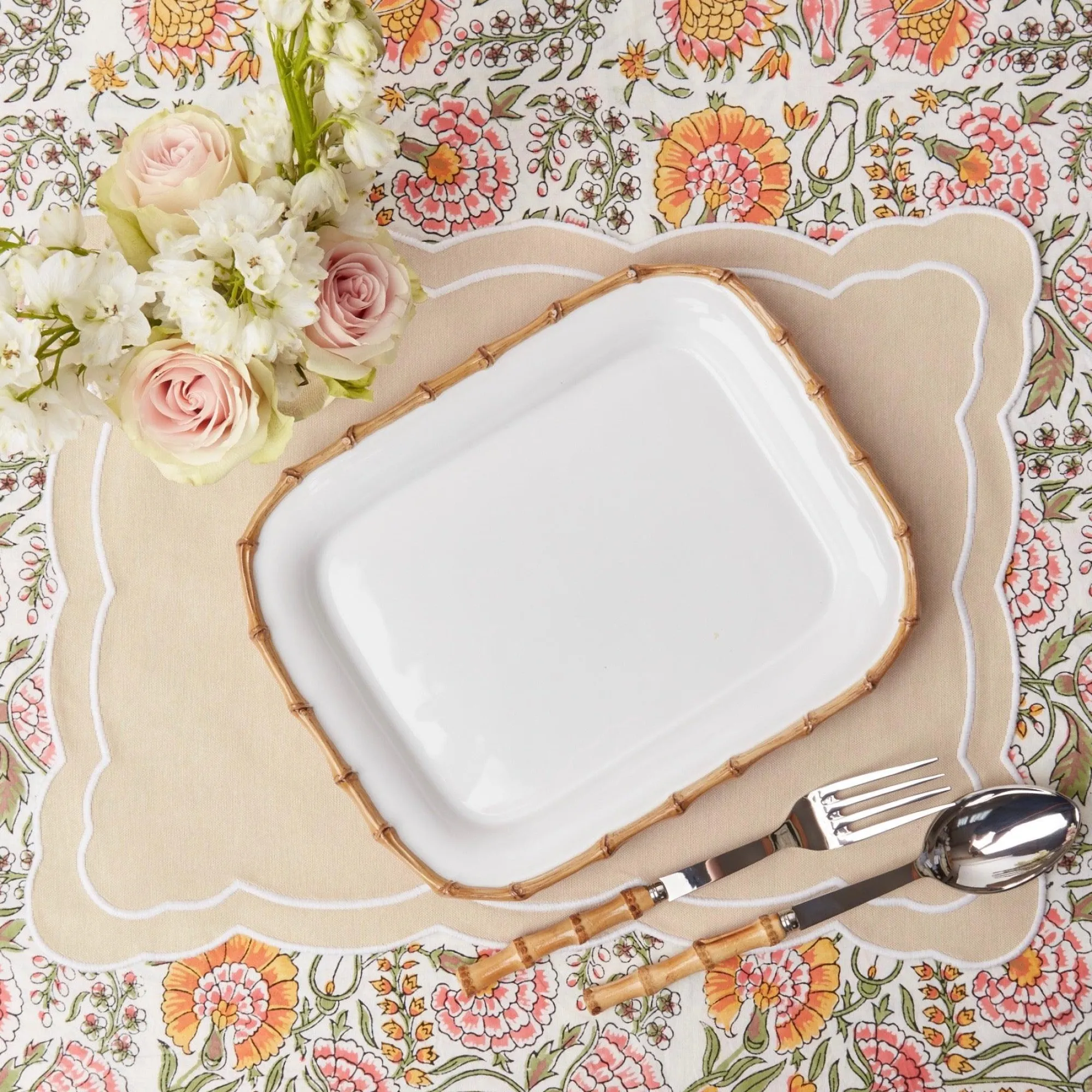 Nancy Bamboo Rectangle Platter|Mrs. Alice New