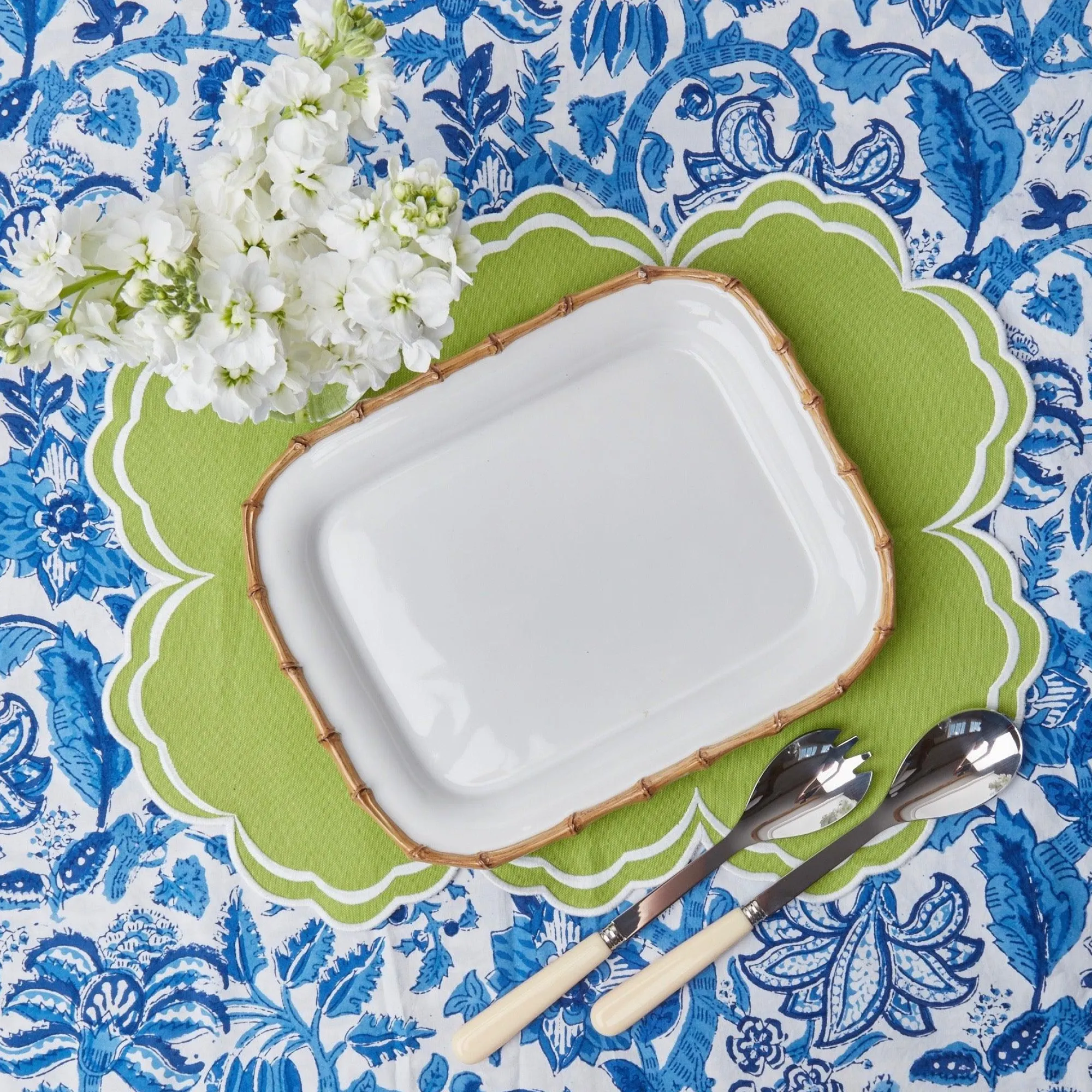 Nancy Bamboo Rectangle Platter|Mrs. Alice New
