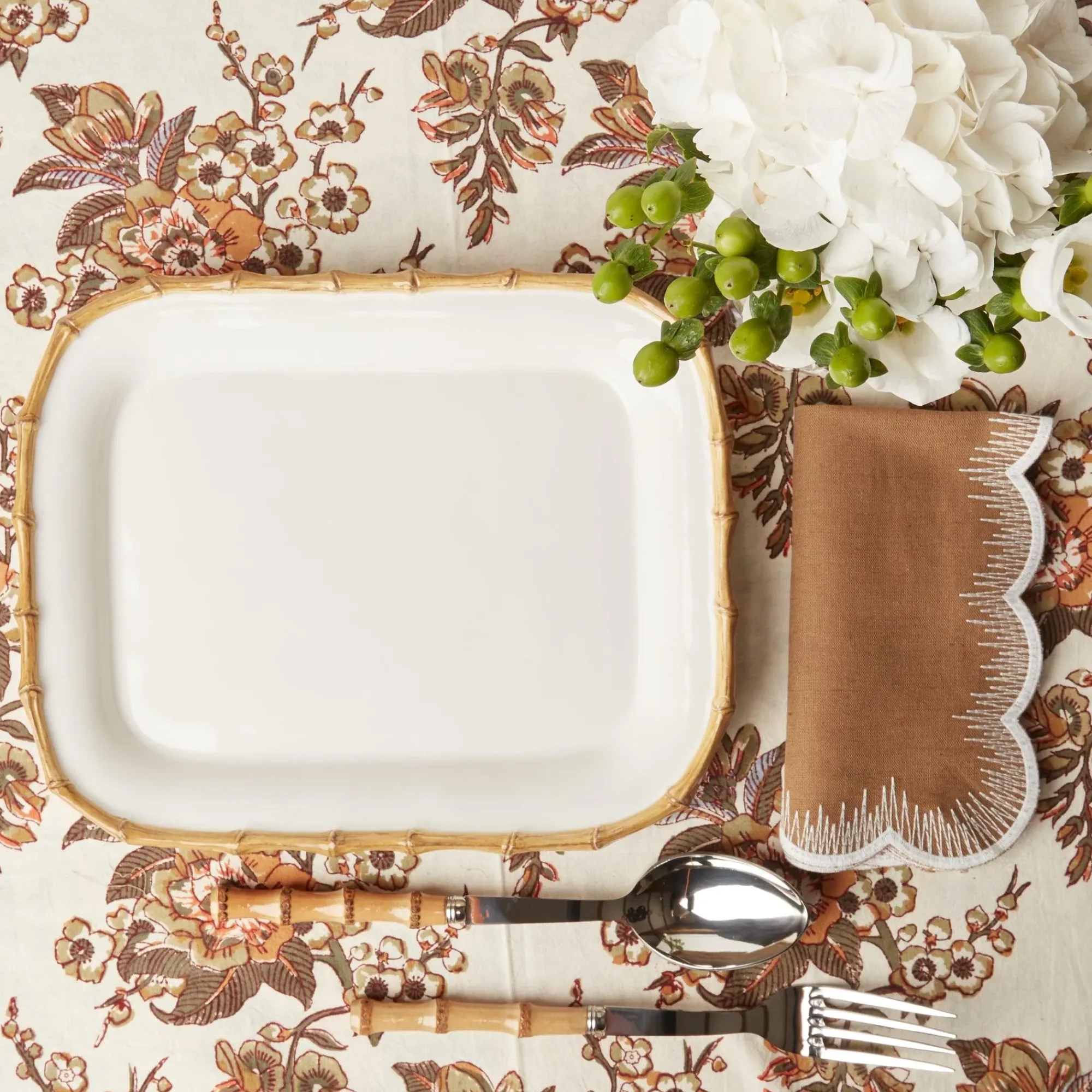 Nancy Bamboo Rectangle Platter|Mrs. Alice New