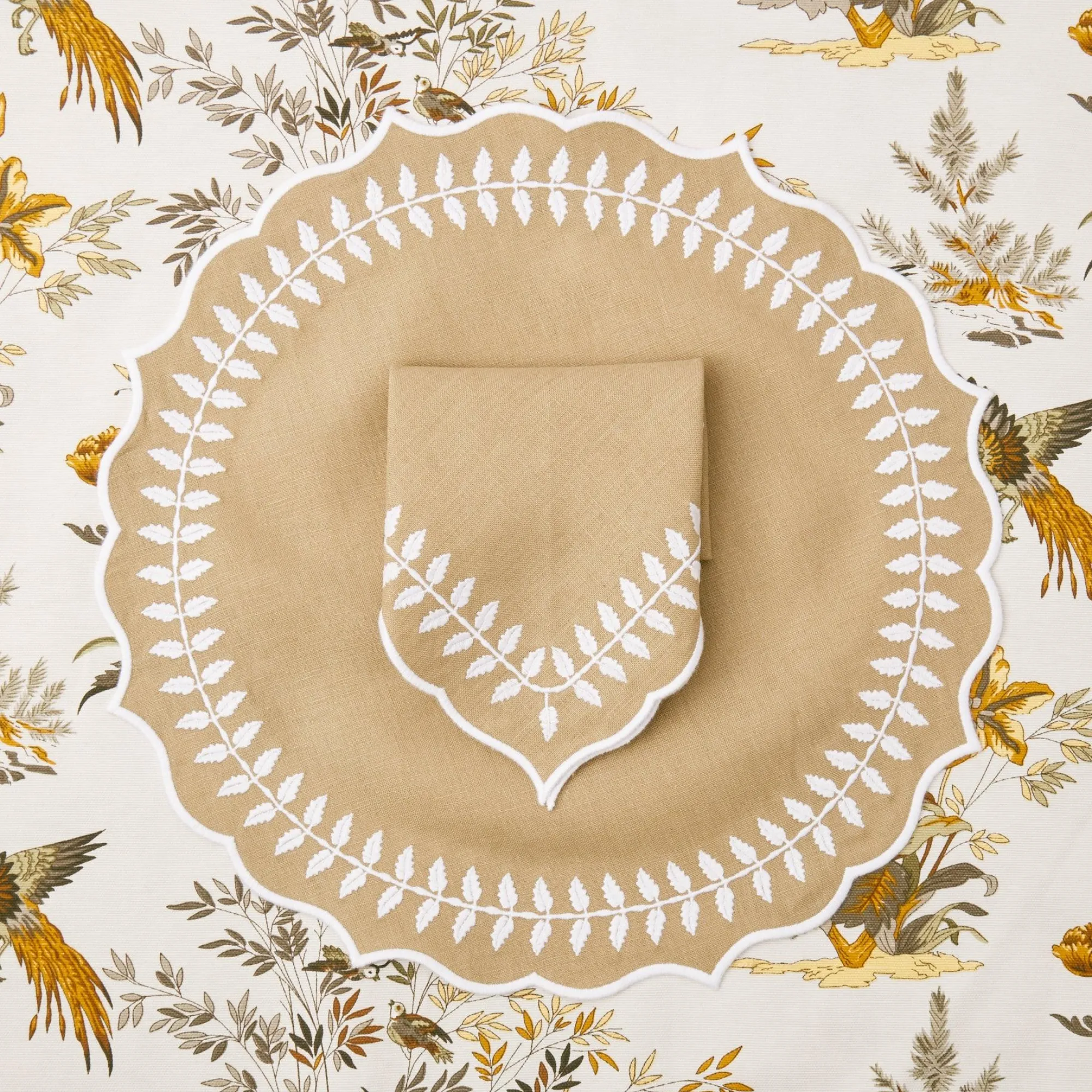 Natural Laurel Placemats (Set Of 4)|Mrs. Alice Outlet
