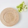 Natural Rattan Charger Plates (Set Of 4)|Mrs. Alice Best