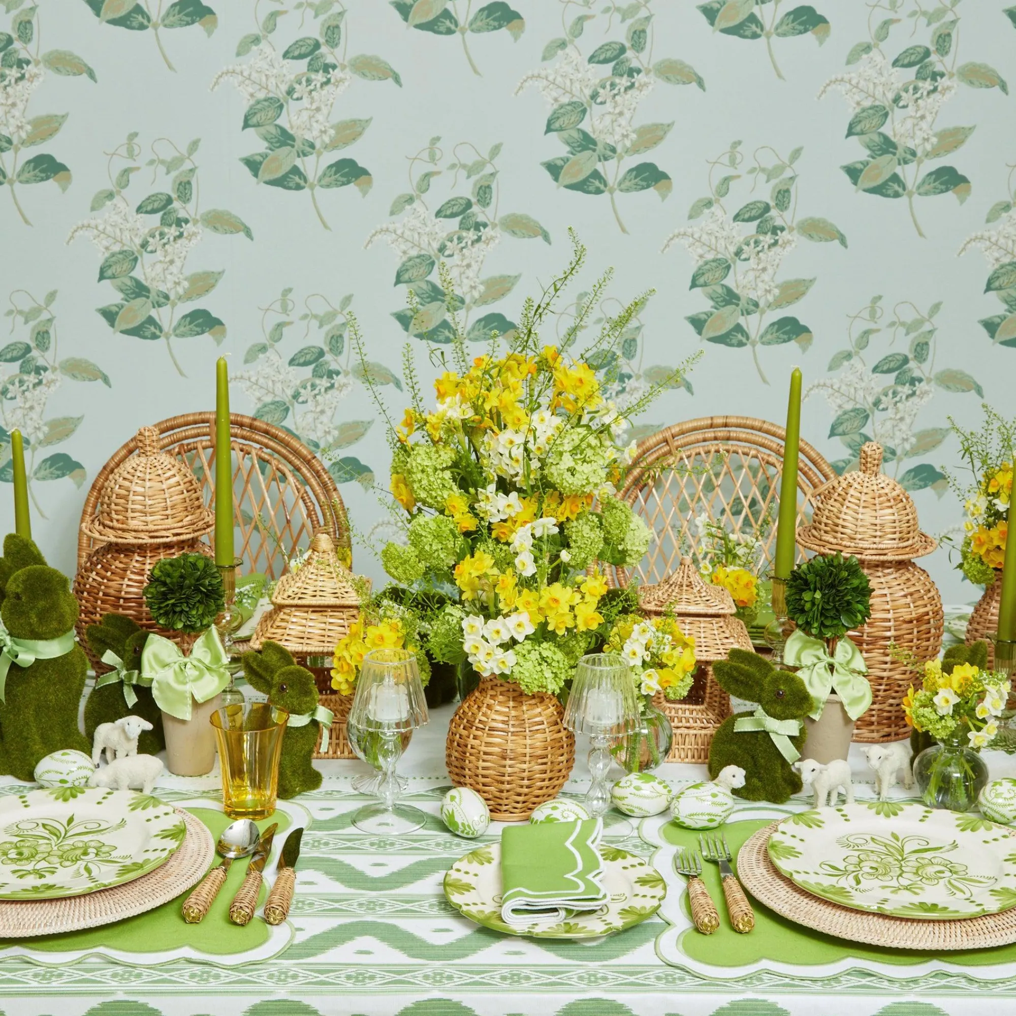 Natural Rattan Decoration Set|Mrs. Alice Sale