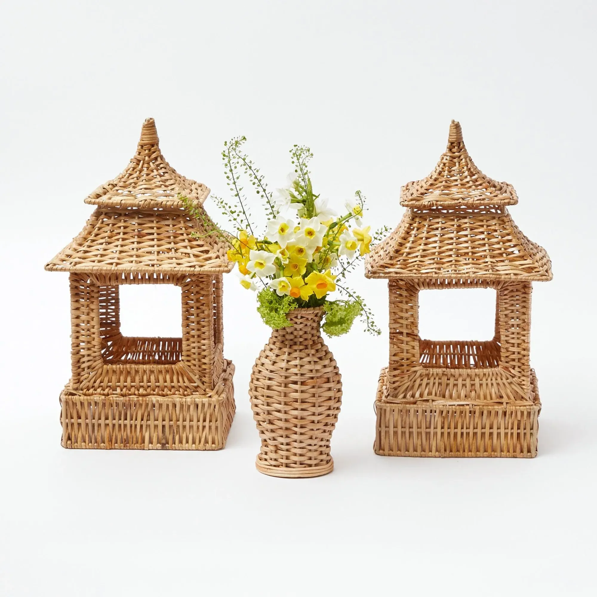 Natural Rattan Decoration Set|Mrs. Alice Sale