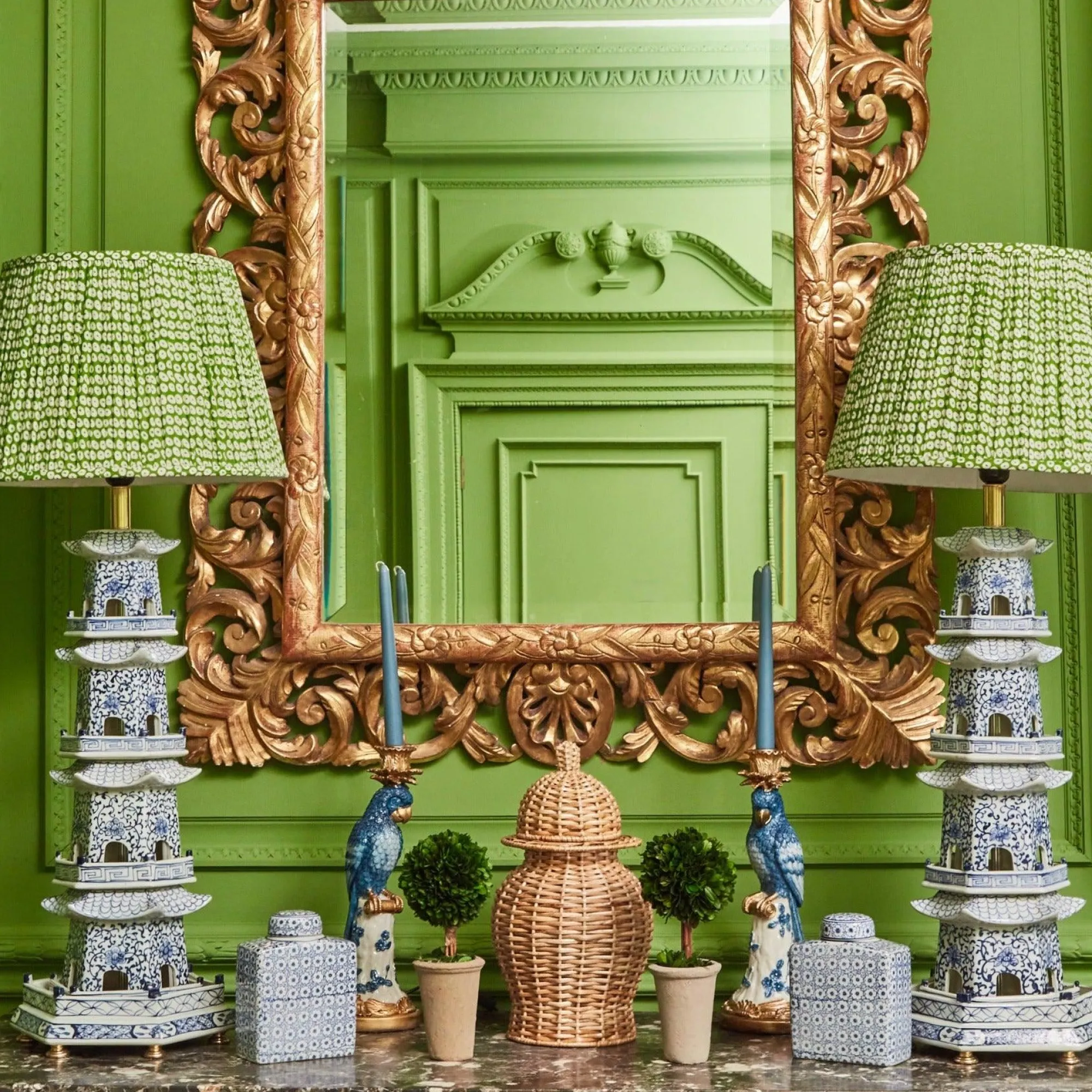 Natural Rattan Ginger Jar|Mrs. Alice