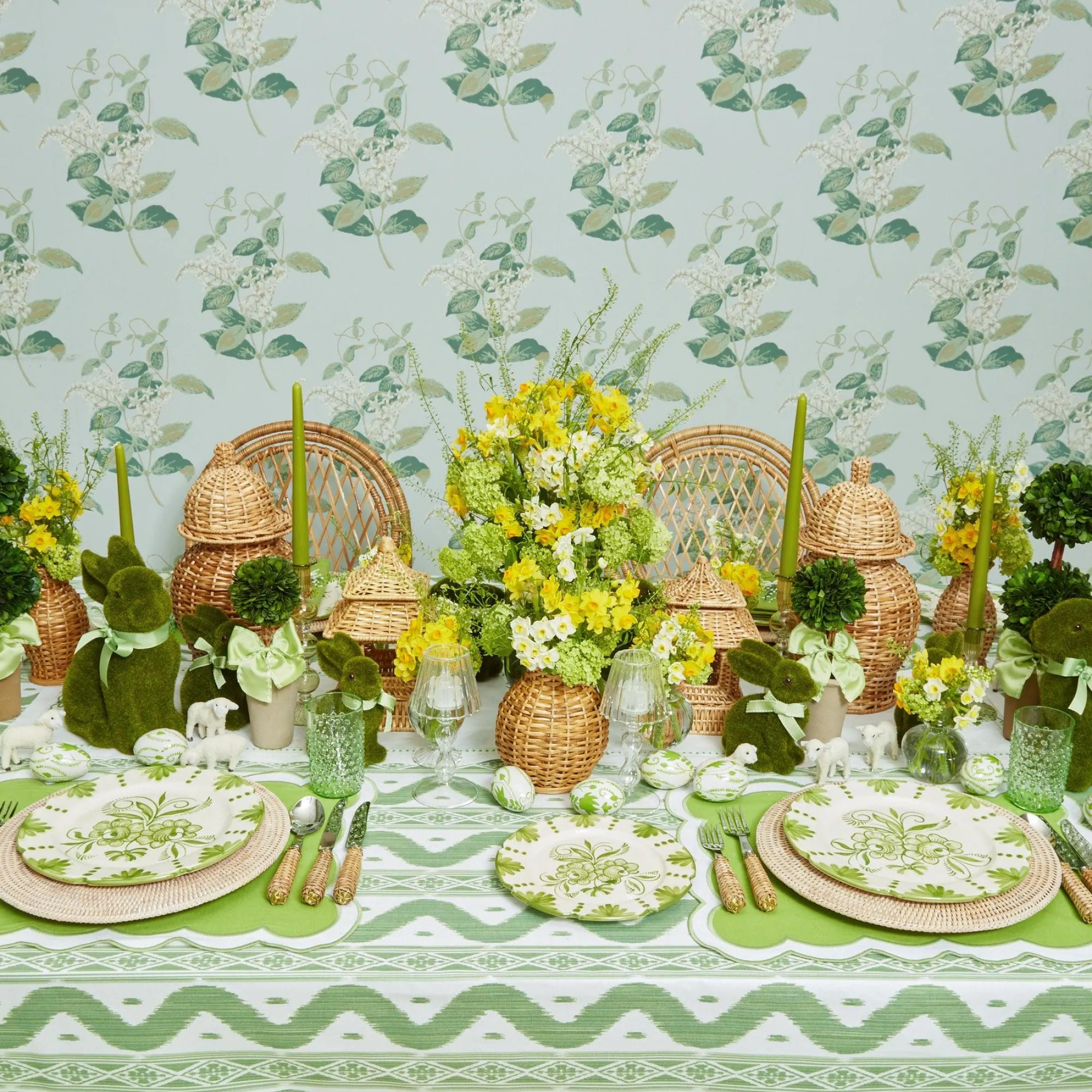 Natural Rattan Ginger Jar|Mrs. Alice