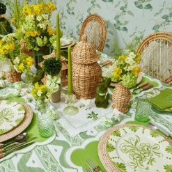 Natural Rattan Ginger Jar|Mrs. Alice