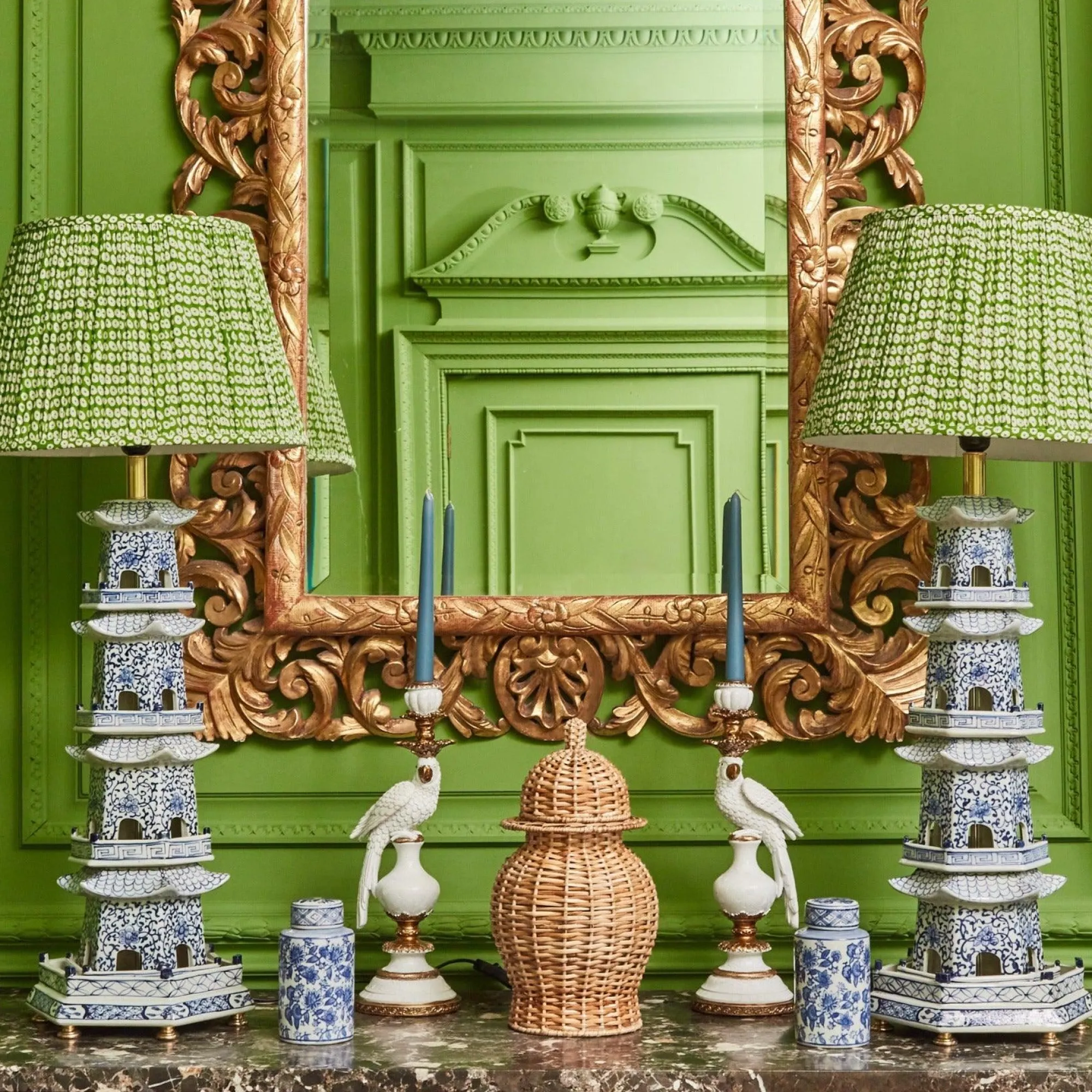 Natural Rattan Ginger Jar|Mrs. Alice