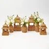 Natural Rattan Pagoda Decoration Set|Mrs. Alice Outlet