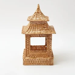 Natural Rattan Pagoda Lantern|Mrs. Alice