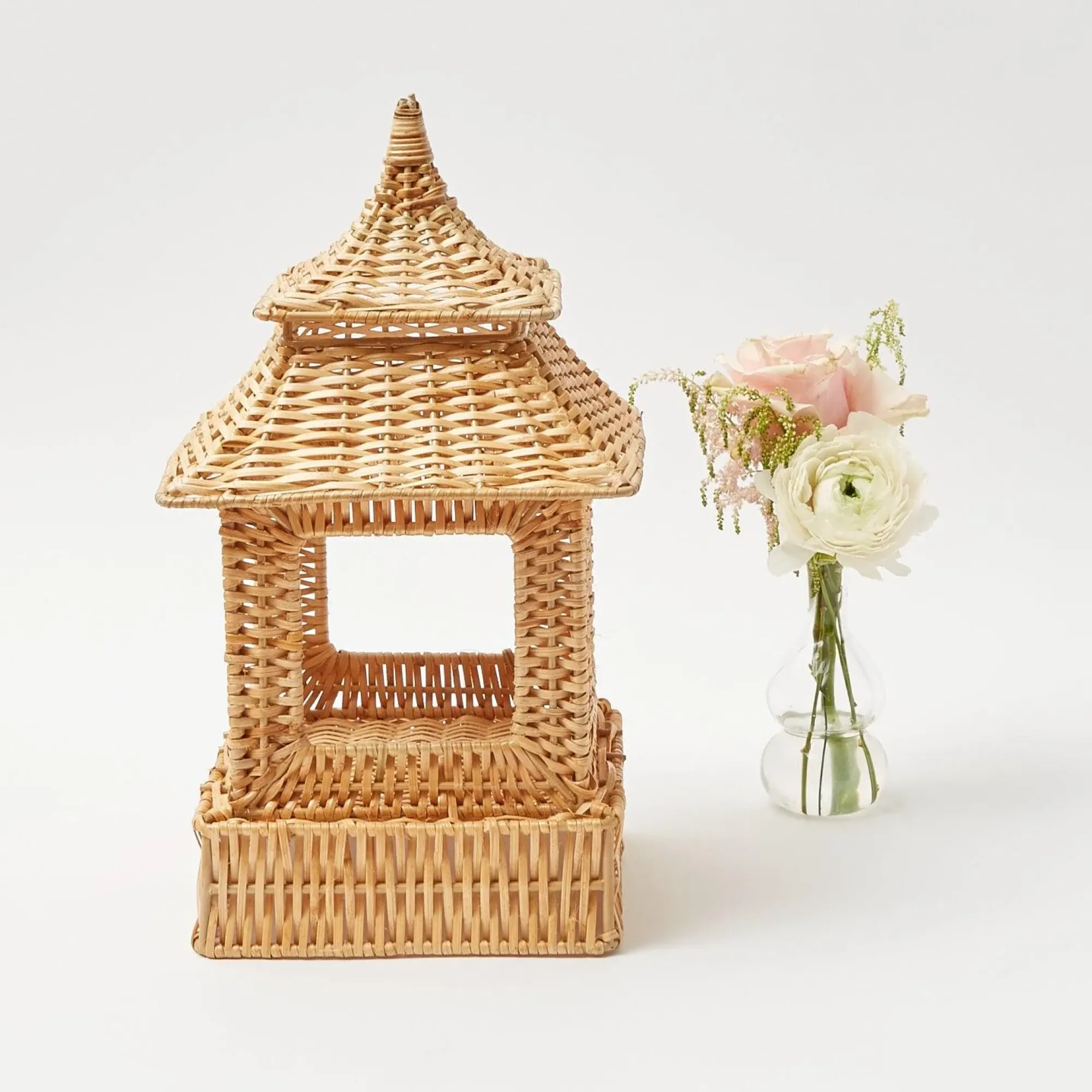 Natural Rattan Pagoda Lantern|Mrs. Alice