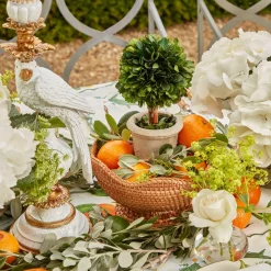 Natural Rattan Scalloped Bowl (Small)|Mrs. Alice Sale