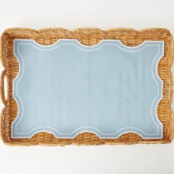 Octavia Blue Tray Liner|Mrs. Alice Clearance