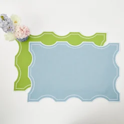 Octavia Blue Tray Liner|Mrs. Alice Clearance