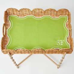 Octavia Green Tray Liner|Mrs. Alice New