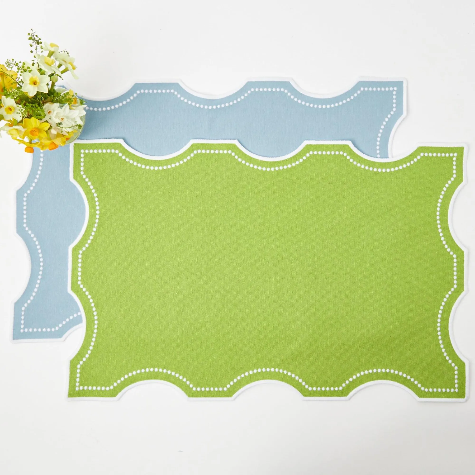 Octavia Green Tray Liner|Mrs. Alice New