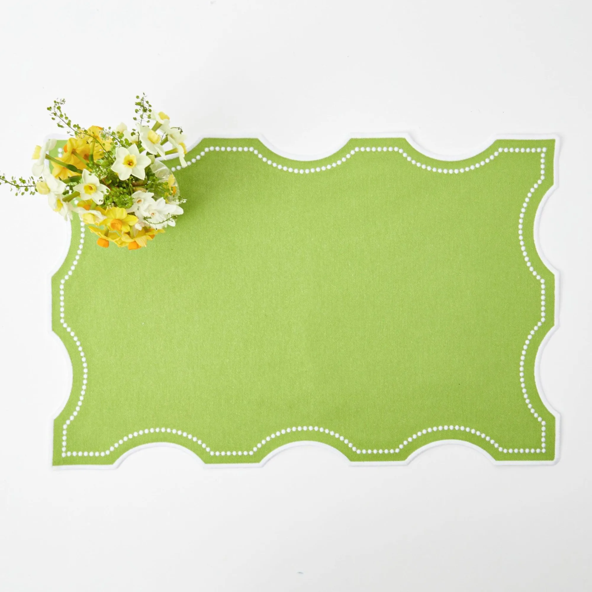 Octavia Green Tray Liner|Mrs. Alice