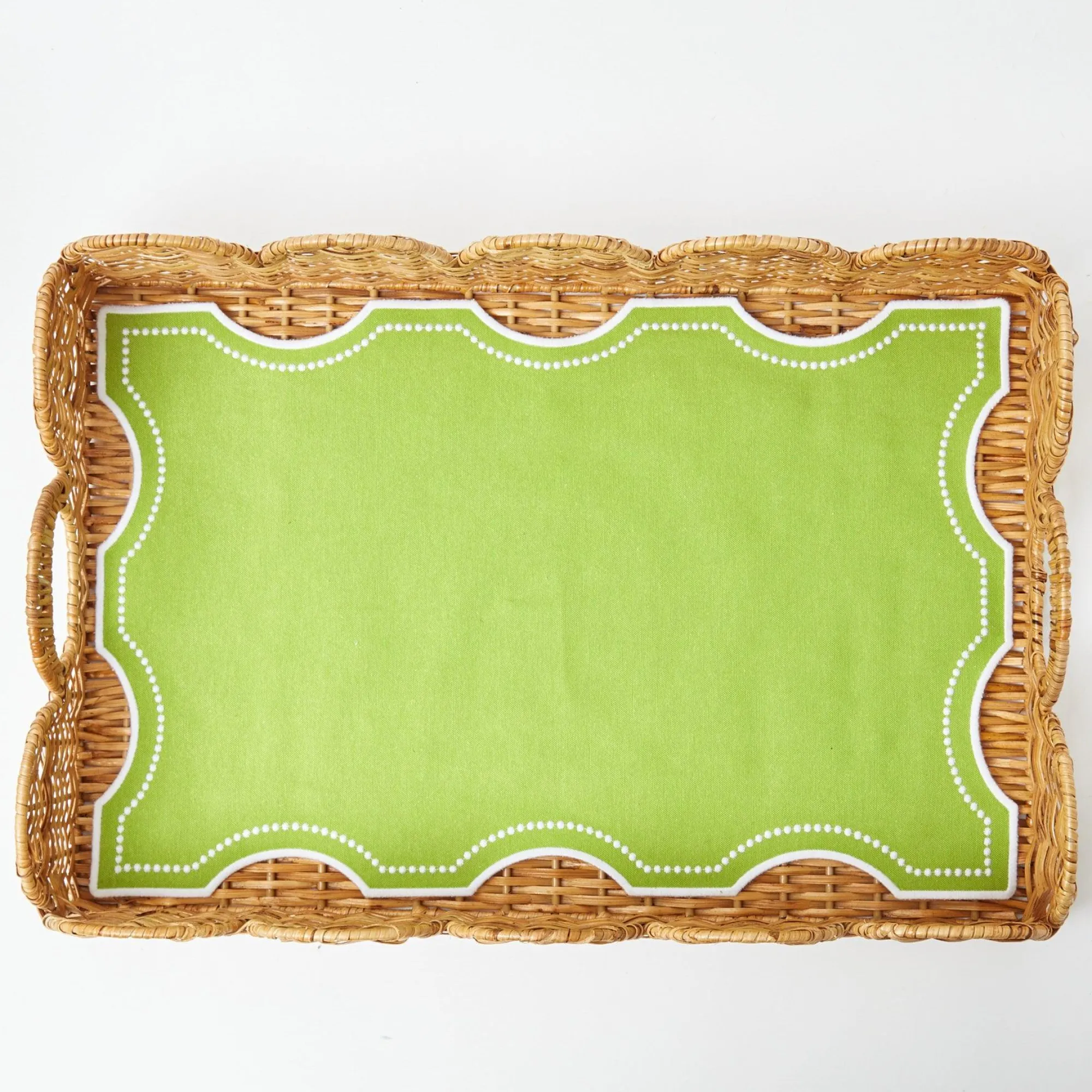 Octavia Green Tray Liner|Mrs. Alice