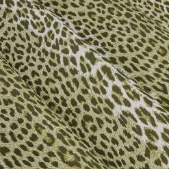Olive Green Leopard Fabric|Mrs. Alice