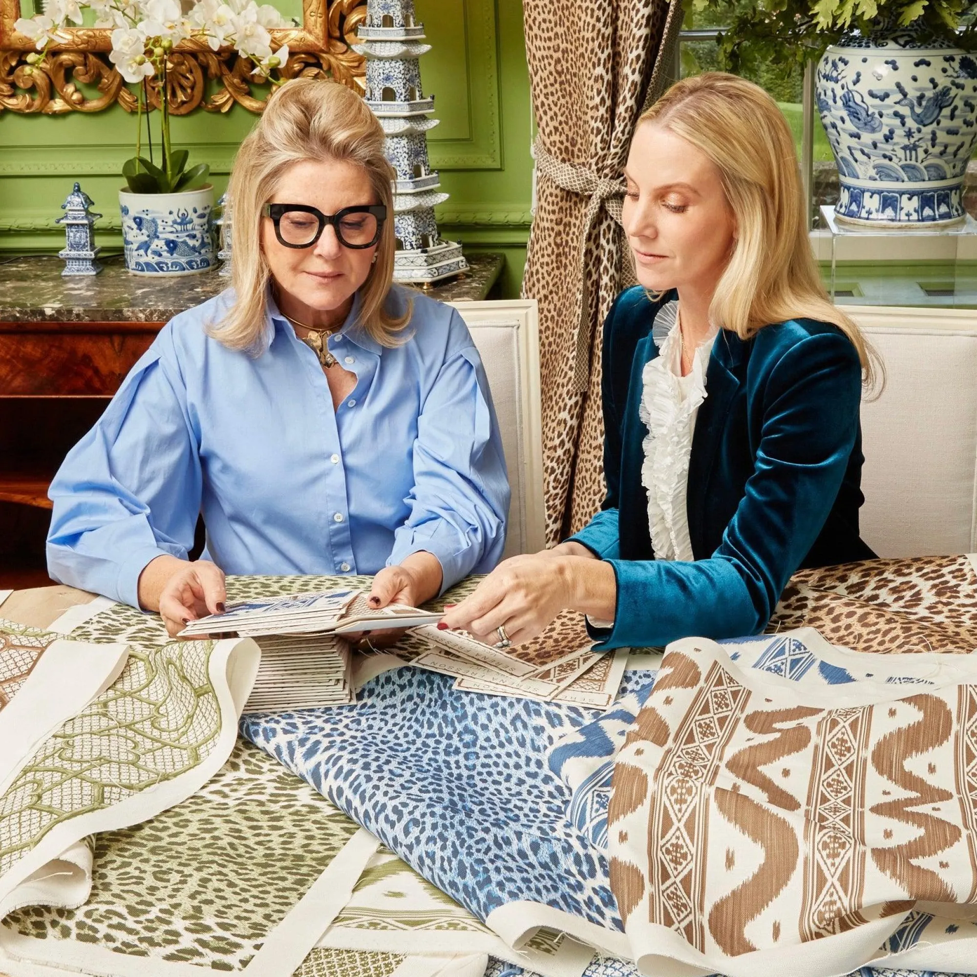 Olive Green Leopard Fabric|Mrs. Alice