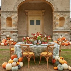 Olive Rim Swirl Glassware Set|Mrs. Alice Best