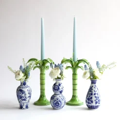 Palm Leaf Candle Holder (Large)|Mrs. Alice Hot