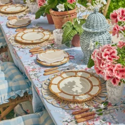 Petal Bamboo Ceramic Dinner Plate|Mrs. Alice