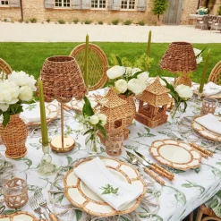 Petal Bamboo Ceramic Dinner Plate|Mrs. Alice