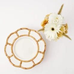 Petal Bamboo Ceramic Dinner Plate|Mrs. Alice