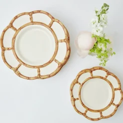 Petal Bamboo Starter Plate (Set Of 4)|Mrs. Alice Outlet