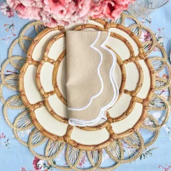 Petal Bamboo Starter Plate (Set Of 4)|Mrs. Alice Best