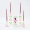 Pink & Green Camille Candle Set (Pink Candles)|Mrs. Alice Hot