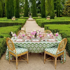 Pink & Green Pagoda Dinner Plate (Set Of 4)|Mrs. Alice Outlet