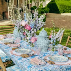 Pink Applique Napkins (Set Of 4)|Mrs. Alice Discount