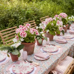 Pink Applique Napkins (Set Of 4)|Mrs. Alice Discount