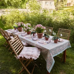 Pink Applique Placemats (Set Of 4)|Mrs. Alice Discount