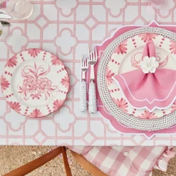 Pink Bamboo & Amelie Linen Set|Mrs. Alice Outlet