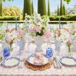 Pink Bamboo Tablecloth|Mrs. Alice