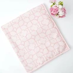 Pink Bamboo Trellis Tablecloth|Mrs. Alice