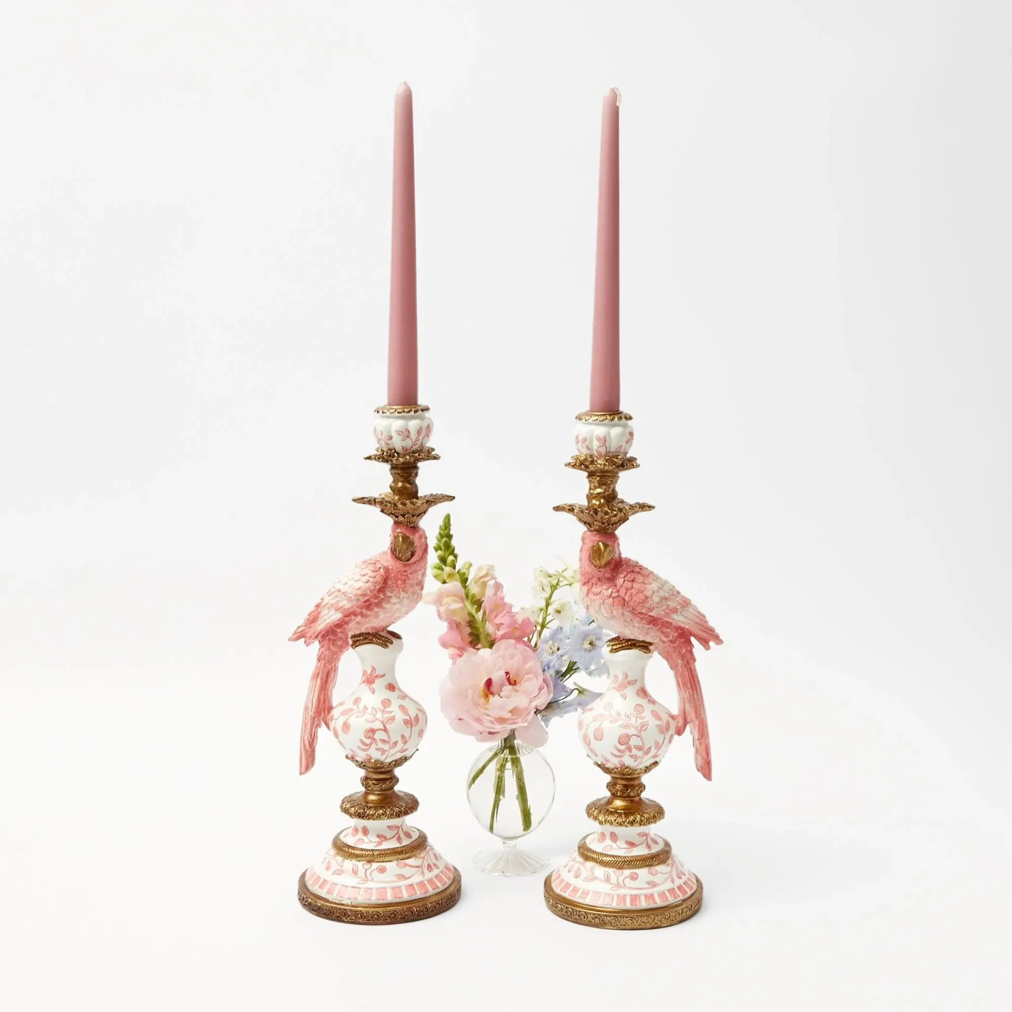 Pink Candles (Set Of 8)|Mrs. Alice Online