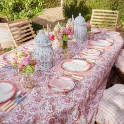 Pink Capri Lettuce Dinner Plate (Set Of 4)|Mrs. Alice Hot