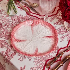 Pink Capri Lettuce Starter Plate|Mrs. Alice New