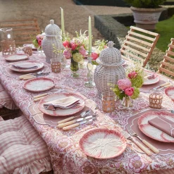 Pink Capri Lettuce Starter Plate (Set Of 4)|Mrs. Alice