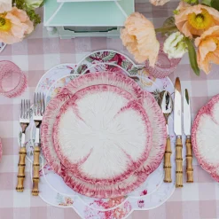 Pink Capri Lettuce Starter Plate (Set Of 4)|Mrs. Alice