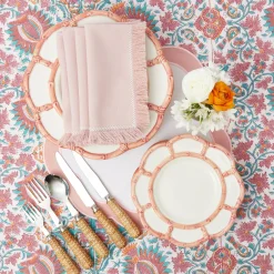 Pink Fringe Napkins (Set Of 4)|Mrs. Alice Online