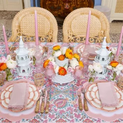 Pink Fringe Napkins (Set Of 4)|Mrs. Alice Online